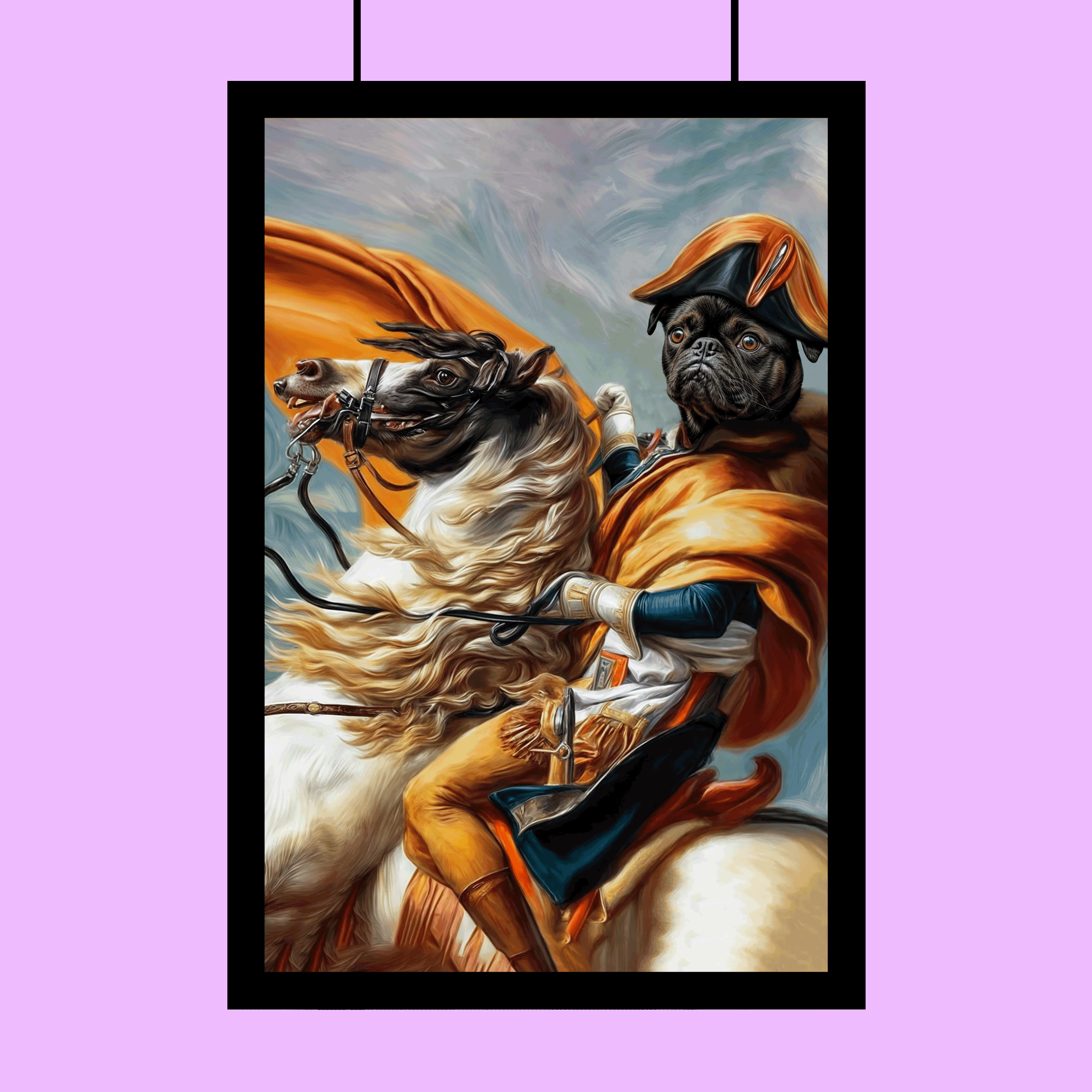Lord Napoleon Pet Portrait - Custom Pet Portrait